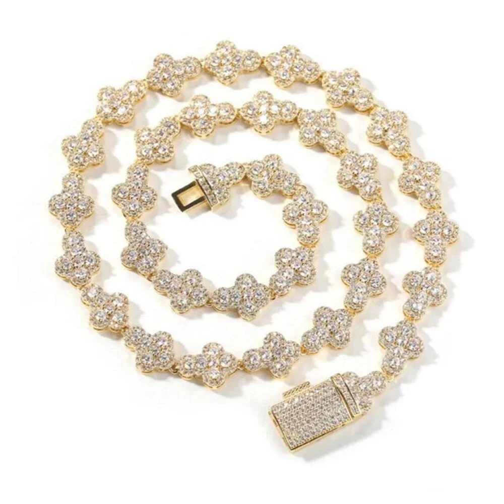10 Mm Tennis Cross Necklace Available A 87 B